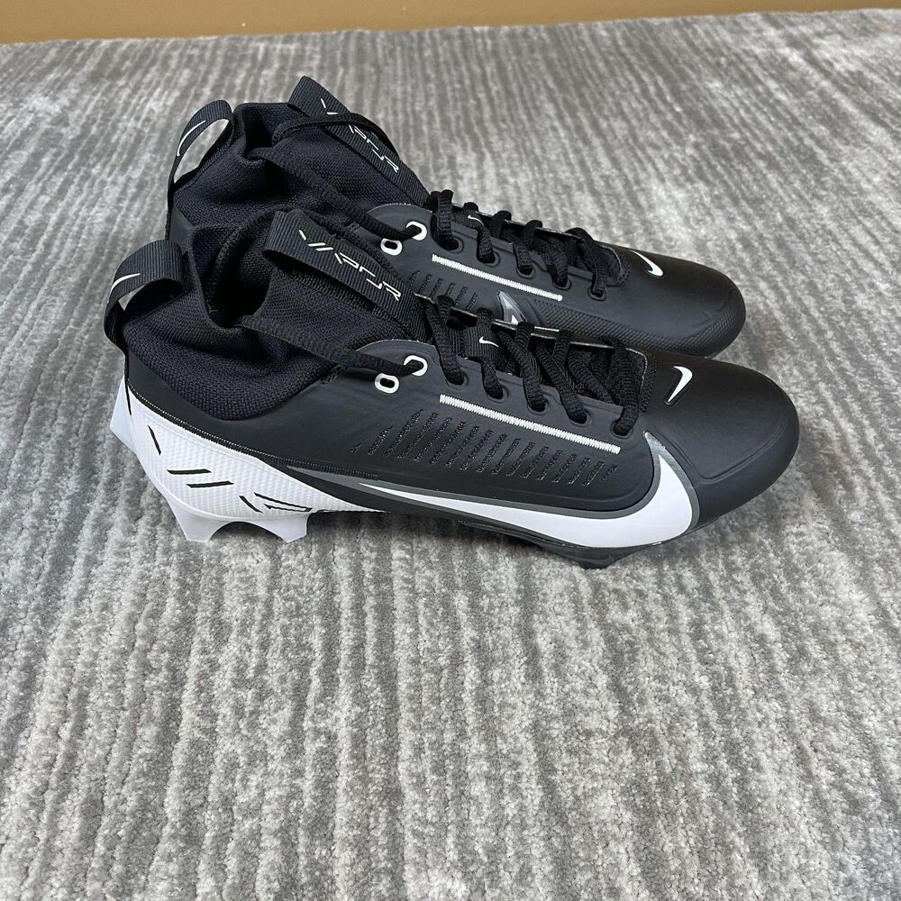 Nike Vapor Edge Pro 360 2 Football Cleats Mens 9 Molded Black White DA5456-001